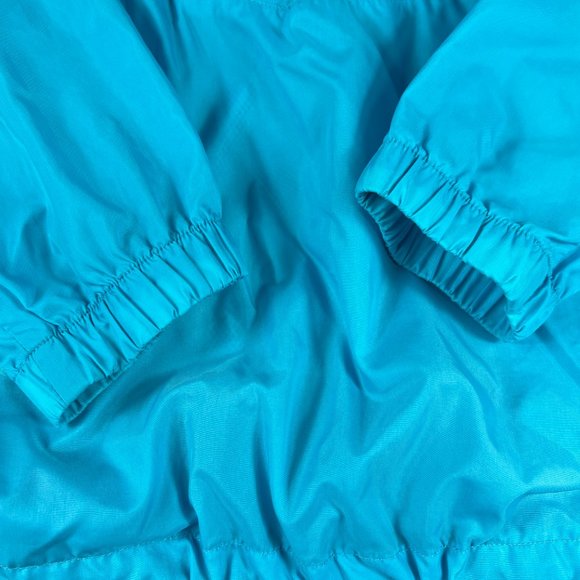 VTG 90s Nike Jacket Adult Extra Large Blue Colorful Half Zip Pullover Windbreak - Picture 3 of 12